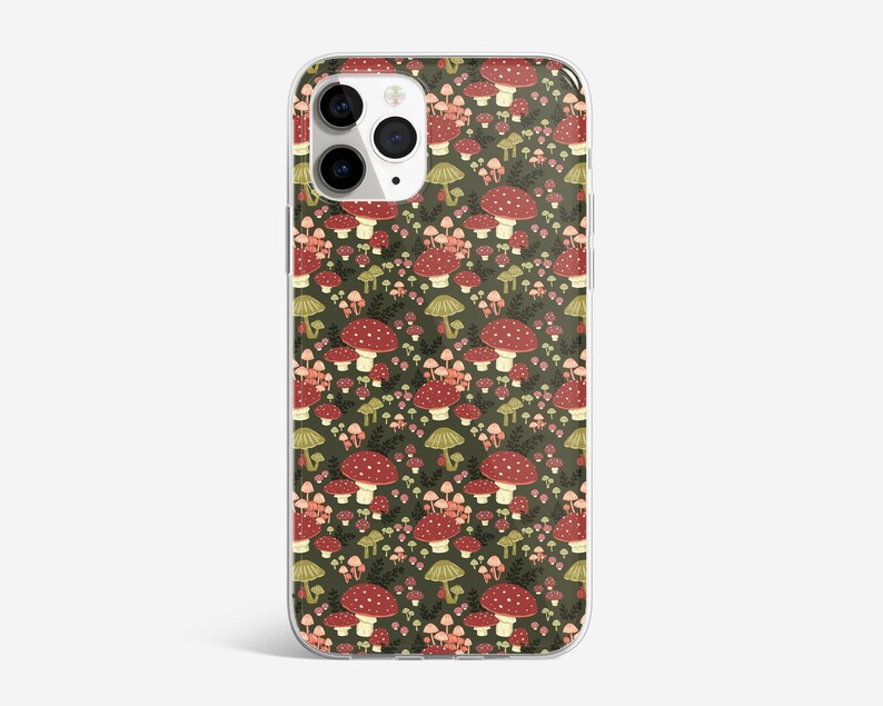 Aesthetic Cottagecore Phone Case Vintage Cover fit for iPhone 16 Pro Max, 15, 14, 13, 12, 11, XR, 7+ & Samsung S24, S23, A15, A55