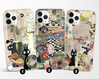Ästhetische japanische Handyhülle Mood Board Collage Cover passend für iPhone 17 Pro Max, 16e, 15, 14, 12 & Samsung S25 Ultra, S24 FE, A56, Pixel 10