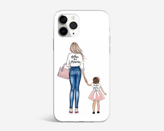 iPhoneアクセサリー mom Girl Mom Phone Case Super Mom Cover Fit for iPhone 17 Pro