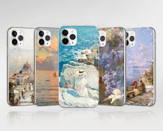 Famous Painting Phone Case Art Cover fit for iPhone 17 Pro Max, 16e, 15, 14, 12 & Samsung S25 Ultra, S24 FE, A56, Pixel 9 Pro 8