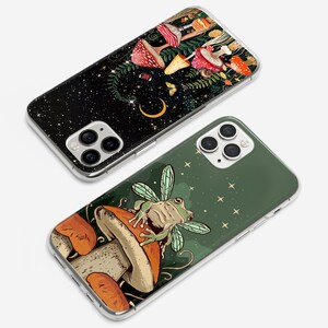 Aesthetic Cottagecore Phone Case Vintage Cover fit for iPhone 16 Pro Max, 15, 14, 13, 12, 11, XR, 7+ & Samsung S24, S23, A15, A55