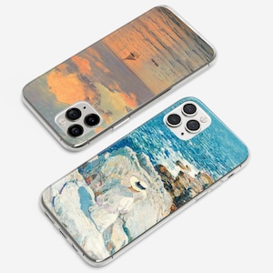Famous Painting Phone Case Art Cover fit for iPhone 16 Pro Max 15 14 13 12 11 XS Plus Samsung S24 S23 A55 A54 Pixel 7 8 Pro