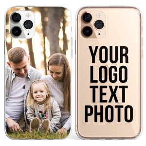 Personalized Phone Case Custom Image Cover for iPhone 16 Pro Max 15 14 13 12 11 XS Plus Samsung S25 S24 A55 A54 Pixel 9 Pro 8