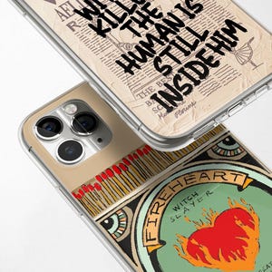Throne of Glass Phone Case Fireheart Bookish Art Cover fit for iPhone 16 Pro Max 15 14 13 12 11 XS Plus Samsung S25 S24 A55 A54 Pixel 9 8