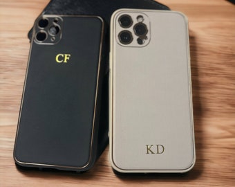 Custodia per telefono in rilievo personalizzata - Custodia personalizzata per iPhone 15, 14, 13, 12, 11, XR, XS, Pro Max Plus Custodia incisa Custodia personalizzata Regalo