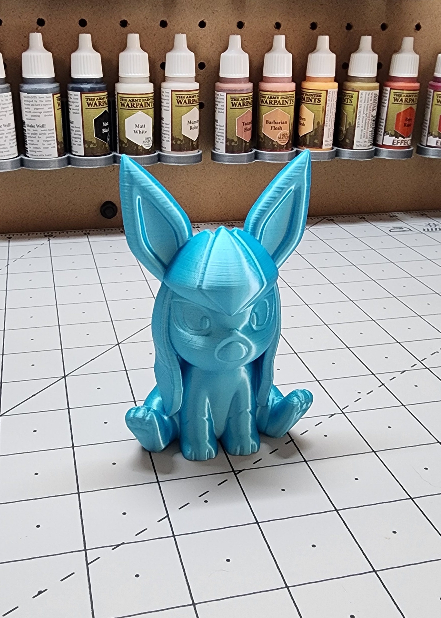 Glaceon Pokemon Figure Statue. 3D Printed Eevee. Chibi -  Denmark