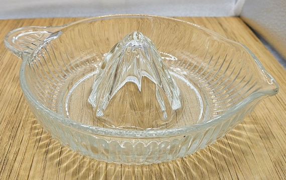 Vintage 1930s glass Juicer dish C2/2/19