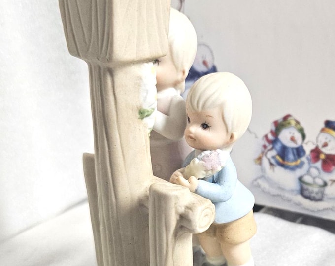 1982 Lefton Christopher Collection Blessed are the pure heart C5/10