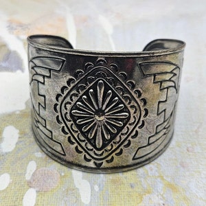 Silver cuff bracelet