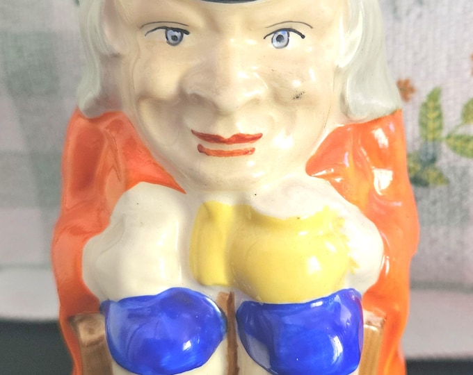 Vintage H & K Tunstall Toby Jug from England.