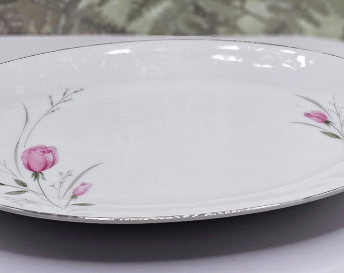 Rosemary Rose Oval Serving Plate F9/10