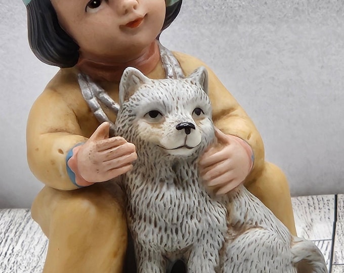 Homco Home Interiors Native American Figurine Model 1428 A8/37