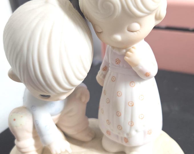 Precious Moments Glass " THOU ART MINE" E-3113 Box 4/11