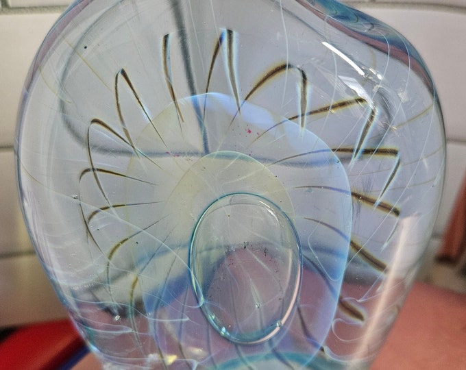 Rare Dabanian Karnig Studio Art Opalescent Glass Paperweight Signed Karning 93 C10/12