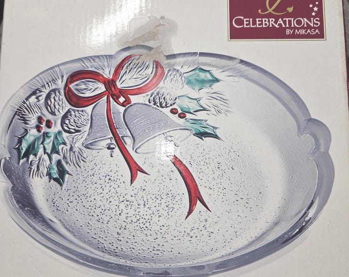 Mikasa Holiday Bells Sweet Dish Celebrations WY558/715 B4/25
