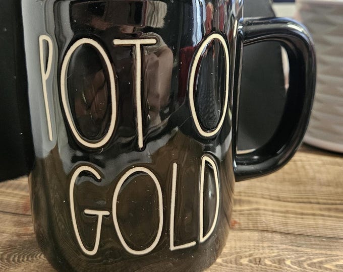 Rae Dunn Artisan Collection Mug: "Pot of Gold" RD3