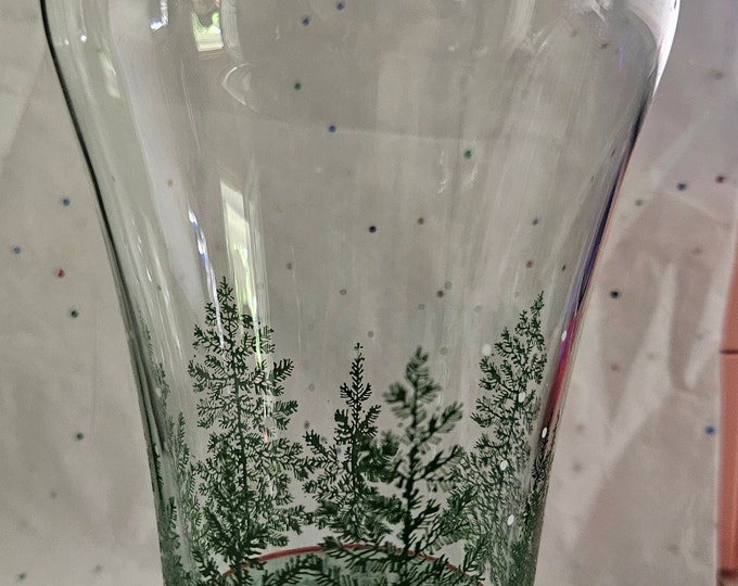 Vintage Libbey Coca-Cola Christmas Tumbler