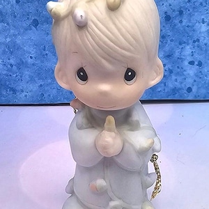 Vintage 1985 Precious Moments - Enco may your Christmas be Delightful Samuel J Butcher A9/15 box 3