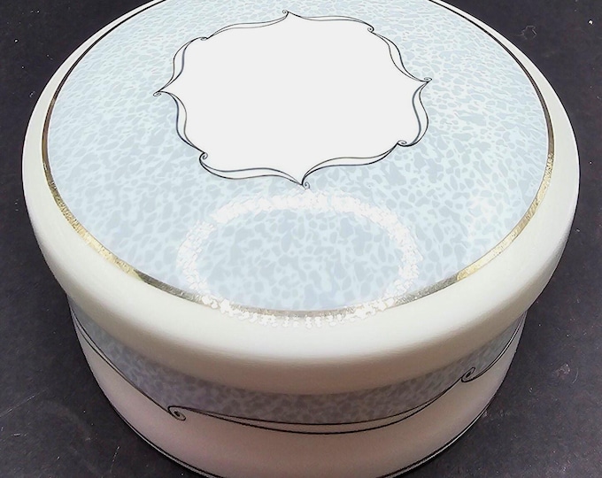 Vintage Venice Wedgwood Bone China Lidded Box F2/06