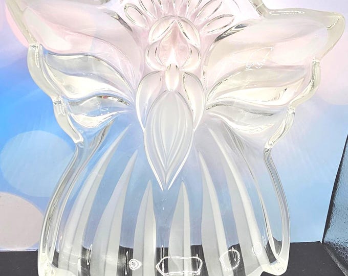 GORHAM CRYSTAL 2004 to 2010, Holiday Traditions, Angel of Peace Candy Dish (Box)