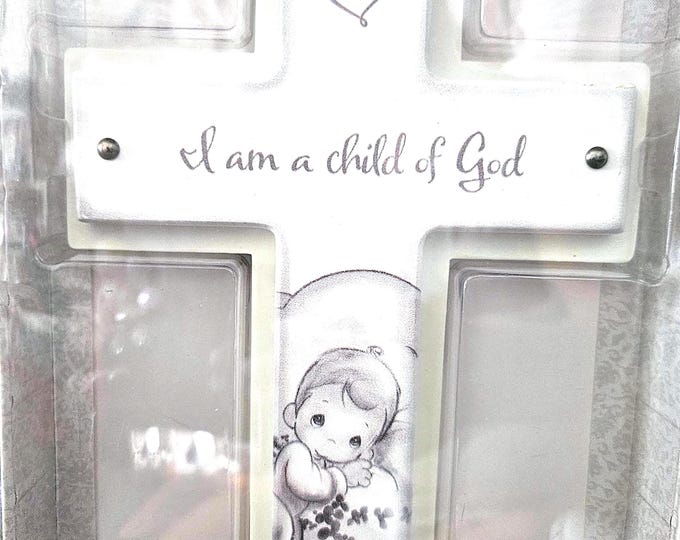 Precious Moments Baptism Keepsake Cross - 193406 D5/34