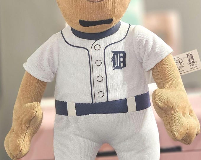 New 2014 MLB Detroit Tigers Cabrera Player Plush Doll, 10-Inch, White B6/6