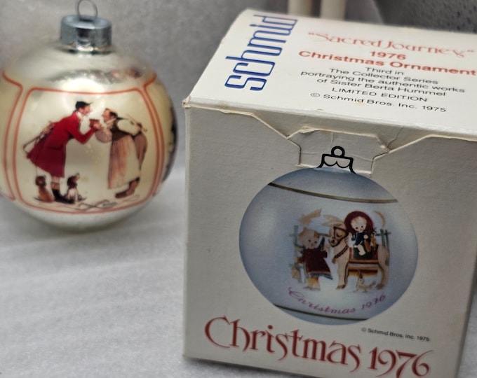 Sacred Journey, Sister Berta HUMMEL 1976 CHRISTMAS Ornament Schmid Bros VTG 1975 D7/19