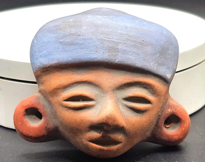 Vintage handmade pottery whistle from Mexico B10/14