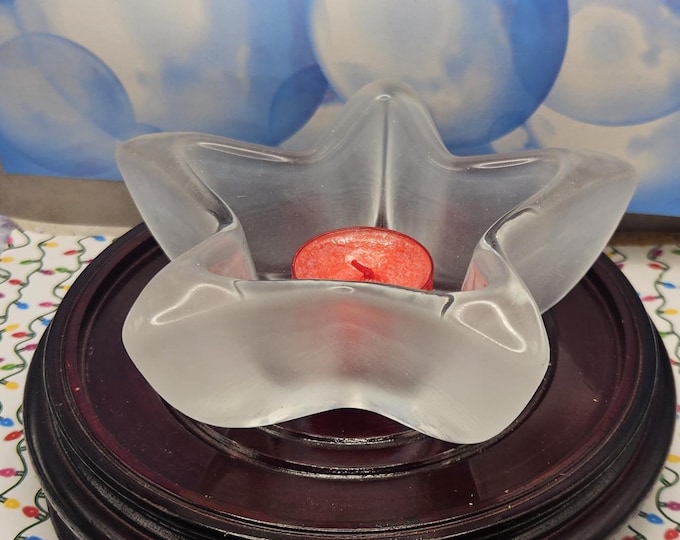 MIKASA Petite Christmas Frosted Star Votive SA194/606 A2/32