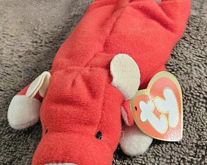 1993 McDonalds Happy Meal Toy TY Teenie Beanie Babies Snort The Bull A5/17