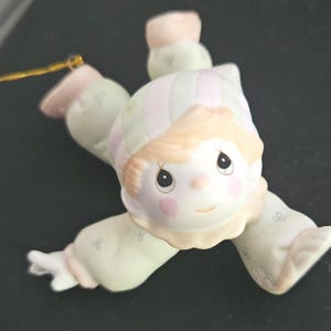 Adorable Vintage Figurine - Happiness is the Lord Ornament by Precious Moments 3/41