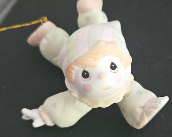 Adorable Vintage Figurine - Happiness is the Lord Ornament by Precious Moments 3/41