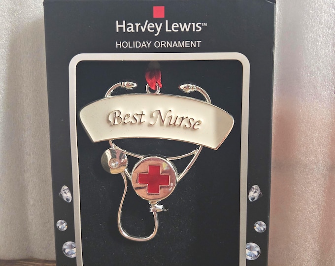 Holiday Ornament: "Best Nurse" by Harvey Lewis A1/9