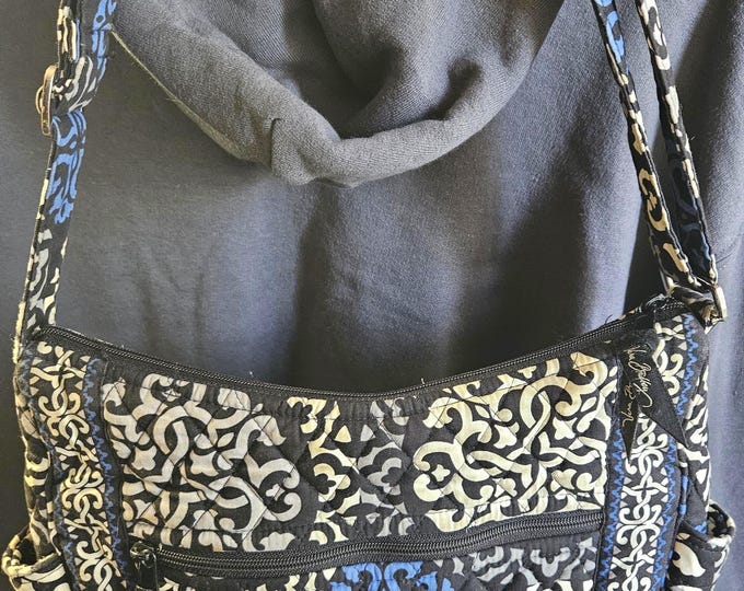 Vera Bradley Bags: Vera Bradley Canterbury Cobalt Shoulder Bag (Retired)