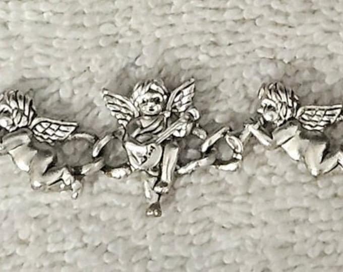 Rejoice and dance with the fairy ~ fine Sterling Silver Jewelry Bracelet TBG447