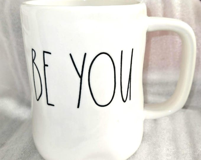 Vintage Rae Dunn Artisan collection Never Used  "Be You" Rae Dunn Motivational Mug B6/25