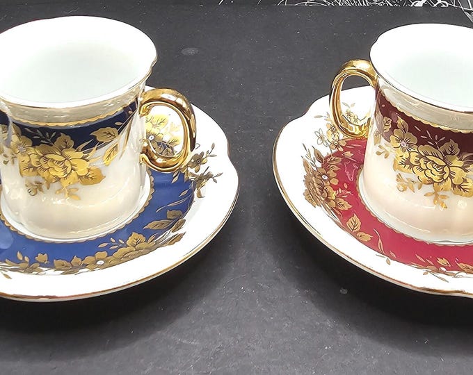 Vintage Lefton tea cup set of 2 F3/03
