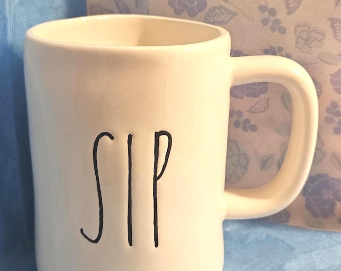 Rae Dunn by Magenta coffee mug  "SIP"  (RD) 3