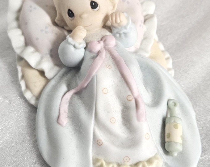 Vintage 1999 Precious Moments "Dedicated To God" Porcelain Bisque Figurine C5/16