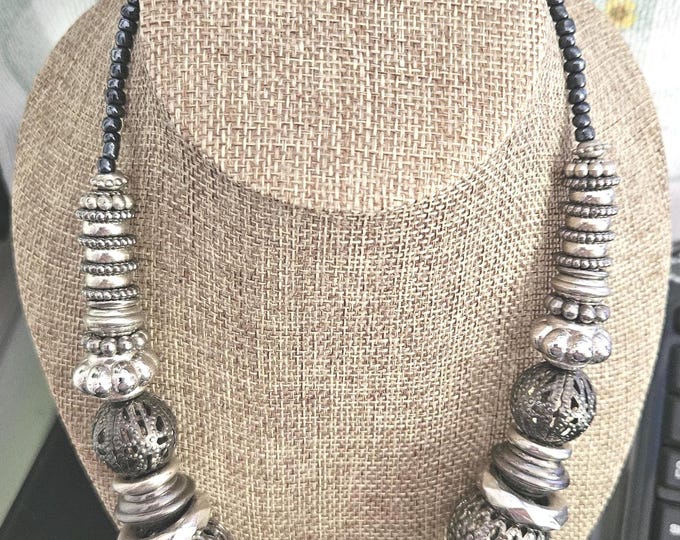 Erica Lyons Shell Bronze Statement piece, 19 inch necklace with extension  (closet)