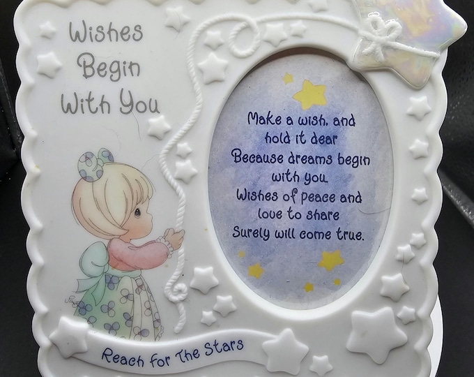 Precious Moments Reach for The Stars porcelain picture frame F2/13