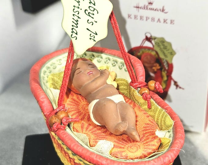 Hallmark Baby’s First Christmas-Baby in Basket B4/18