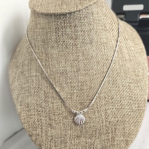 925 Silver Sea Shell Pendant necklace