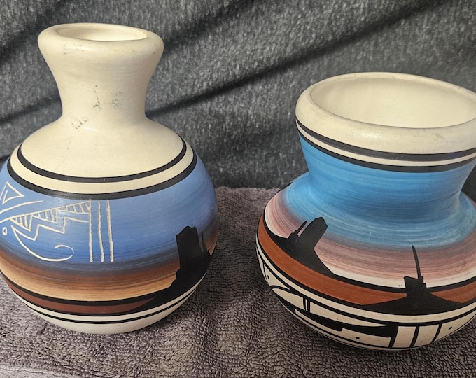 3- UTE Mountain Cayatineto Navajo Vase