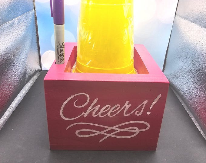 Personalized Solo Cup Holder - Pick Your Style"