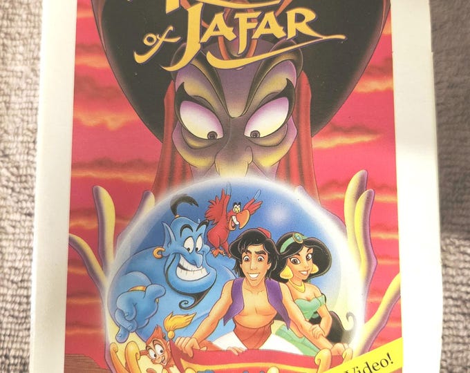 Vintage Walt Disney The Return of Jafar ALADDIN 4" Plastic Action Figure Toy A5/3