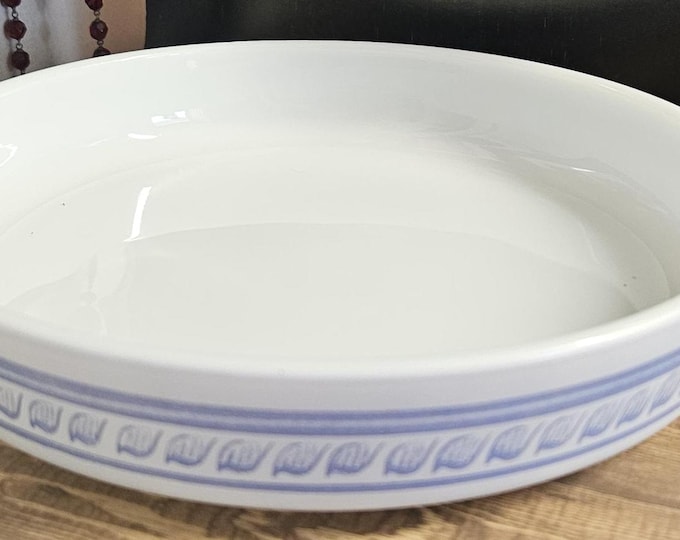 Vintage Pyrex 86-B Brittany Blue Quiche Tart Baking Dish A6/10