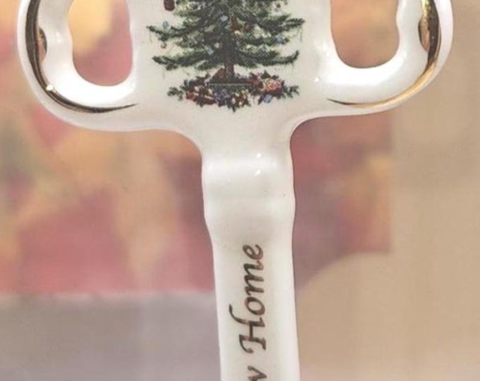 2017 Spode Christmas tree Ceramic Ornament Decoration Our New Home D7/4