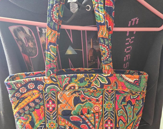 Vera Bradley Get Carrier away Tote bag Paisley hand bag for women