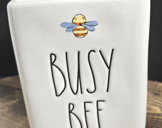 Rae Dunn "Busy Bee" Square Planter (RD3/15